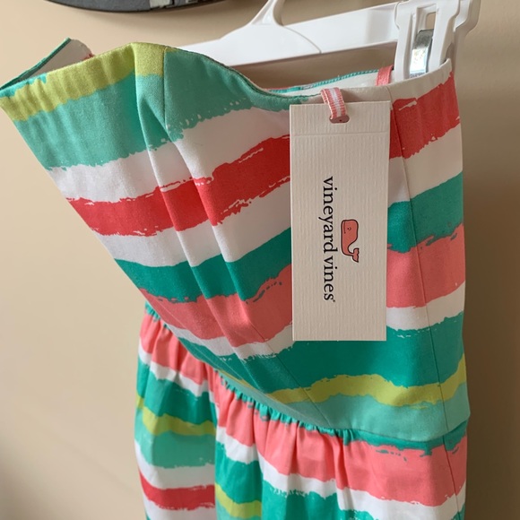 NWT!  Vineyard Vines painted stripe dress #64/65 - Picture 4 of 8
